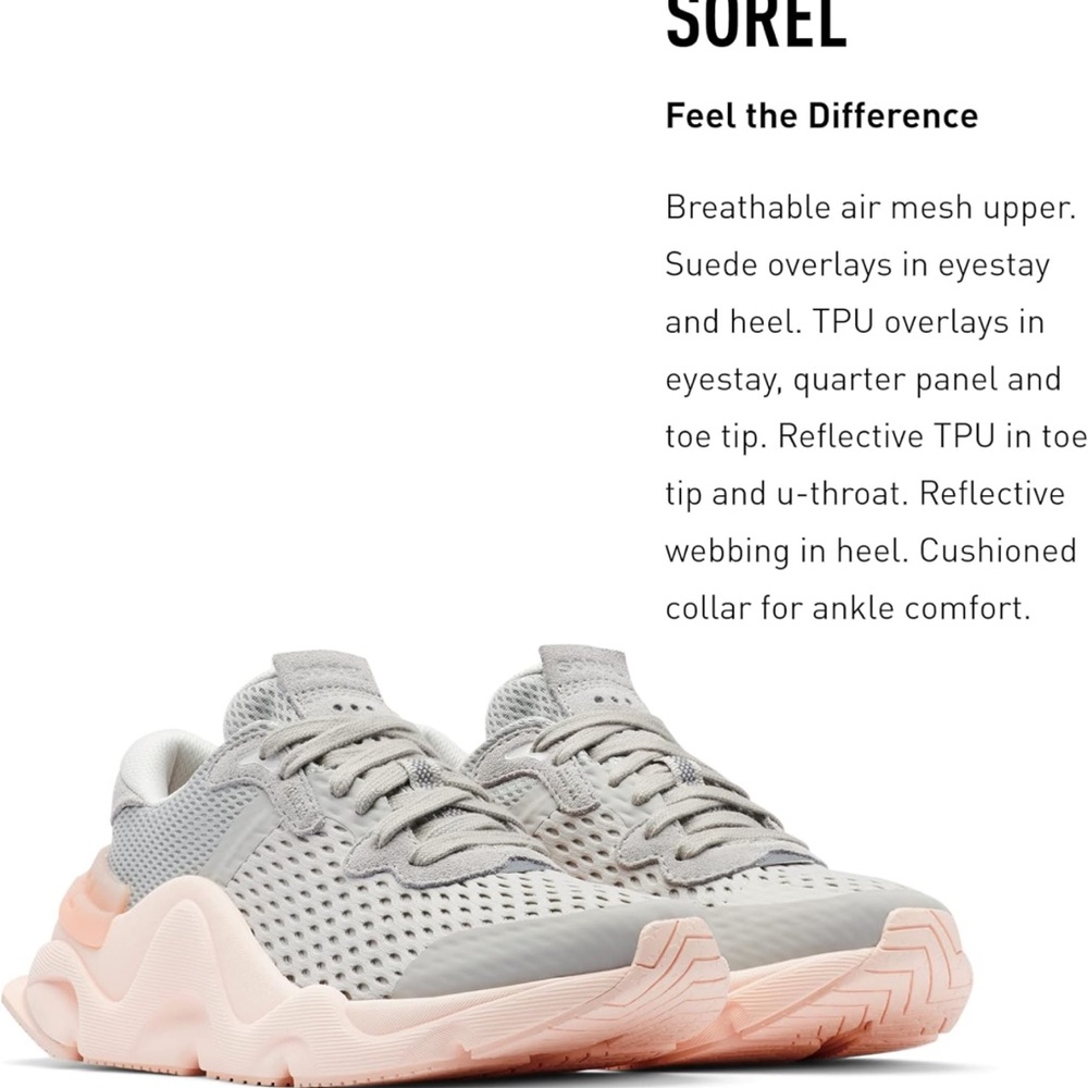 🩷🩶🩷SOREL KINETIC RNEGD WOMENS 6 🩷🩶🩷